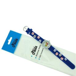 Alternative view of Children’s 3D Football Watch – Blue Silicone Strap Kids Analogue Watch
