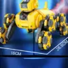 Remote Control Mechanical Robot Dog Toy with Stunt Wheels