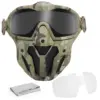 Anti-Fog Full Face Mask - Breathable Protection for Shooting & Hunting