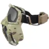 Anti-Fog Full Face Mask - Breathable Protection for Shooting & Hunting