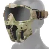 Anti-Fog Full Face Mask - Breathable Protection for Shooting & Hunting
