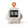 Portable Smart Voice Companion Robot with Digital Clock Display
