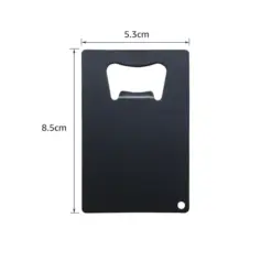 Alternative view of Mini Durable Beer Bottle Opener Stainless Steel Flat Speed Bottle Cap Opener Remover Bar Blade Kitchen Tool