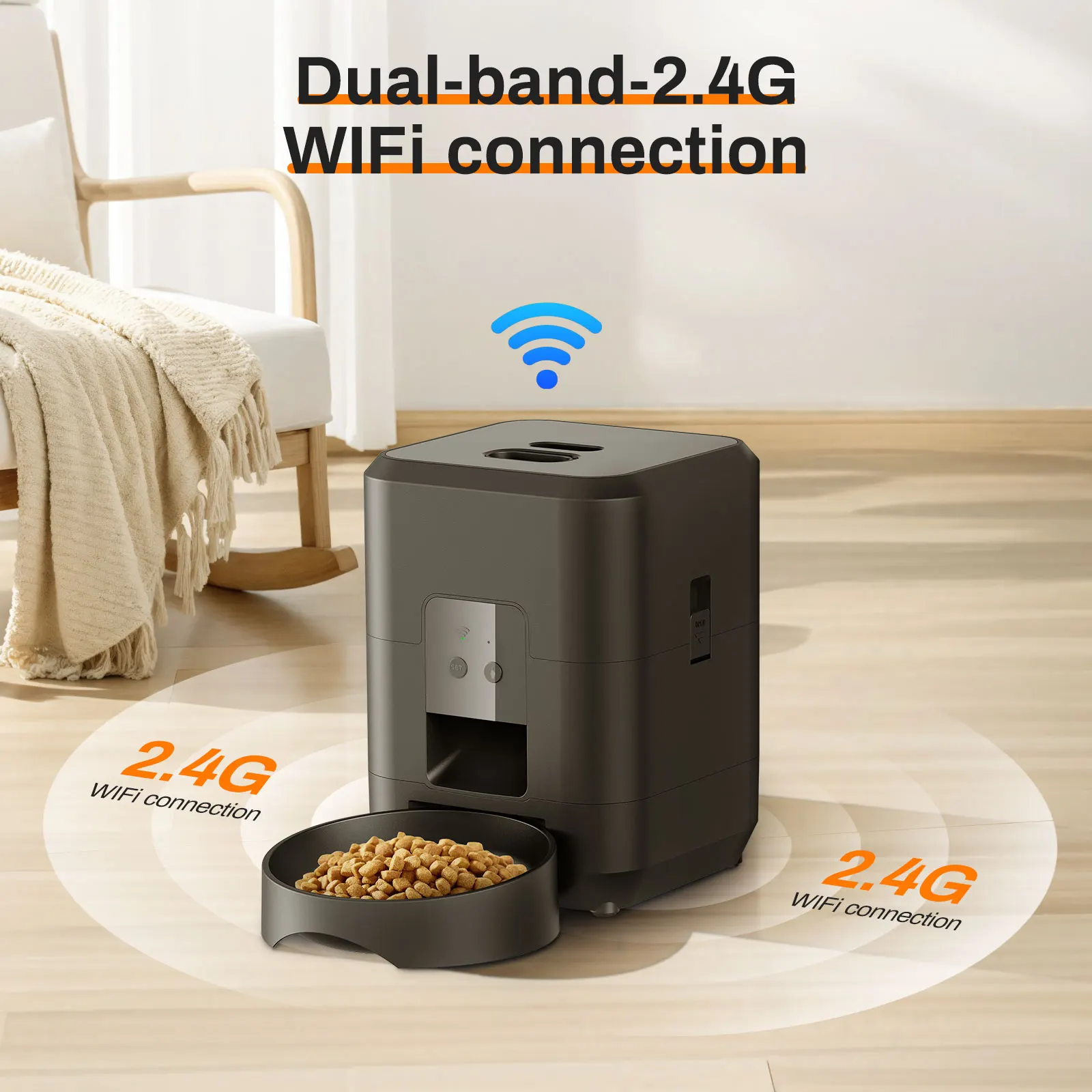 2L Smart Automatic Pet Feeder with Timer and LCD Display 2L Smart Automatic Pet Feeder with Timer and LCD Display - Image 10