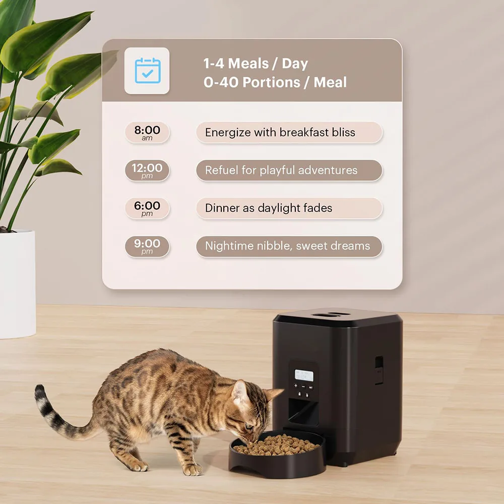 2L Smart Automatic Pet Feeder with Timer and LCD Display 2L Smart Automatic Pet Feeder with Timer and LCD Display - Image 6