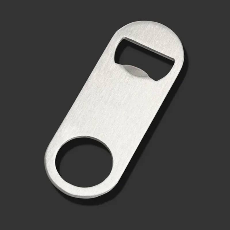 Mini Durable Beer Bottle Opener Stainless Steel Flat Speed Bottle Cap Opener Remover Bar Blade Kitchen Tool Mini Durable Beer Bottle Opener Stainless Steel Flat Speed Bottle Cap Opener Remover Bar Blade Kitchen Tool - Image 4