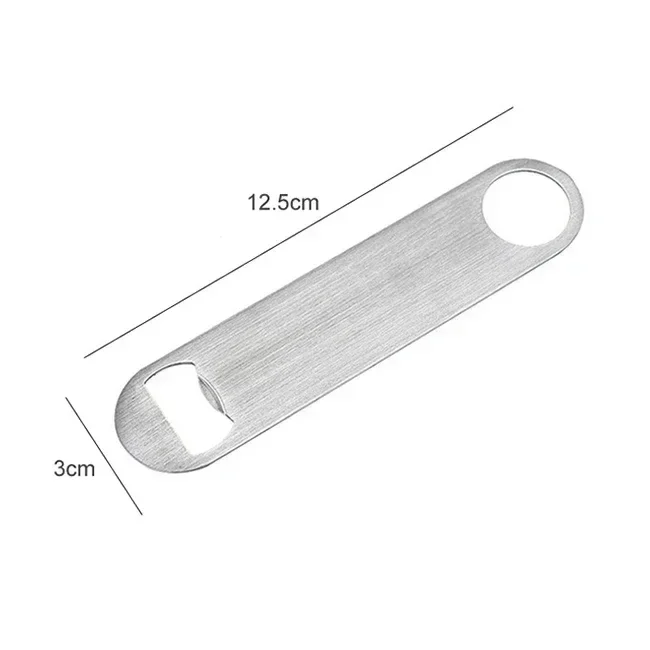 Mini Durable Beer Bottle Opener Stainless Steel Flat Speed Bottle Cap Opener Remover Bar Blade Kitchen Tool Mini Durable Beer Bottle Opener Stainless Steel Flat Speed Bottle Cap Opener Remover Bar Blade Kitchen Tool - Image 9