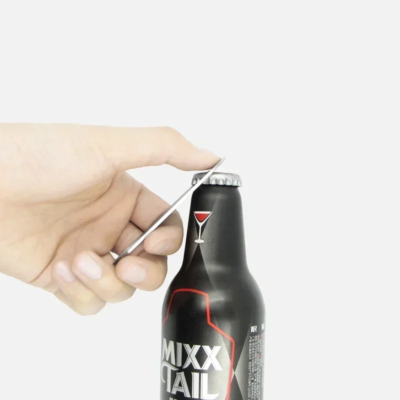 Mini Durable Beer Bottle Opener Stainless Steel Flat Speed Bottle Cap Opener Remover Bar Blade Kitchen Tool Mini Durable Beer Bottle Opener Stainless Steel Flat Speed Bottle Cap Opener Remover Bar Blade Kitchen Tool - Image 5
