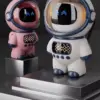 Smart Voice Robot Speaker with Alarm Clock and Night Light Smart Voice Robot Speaker with Alarm Clock and Night Light
