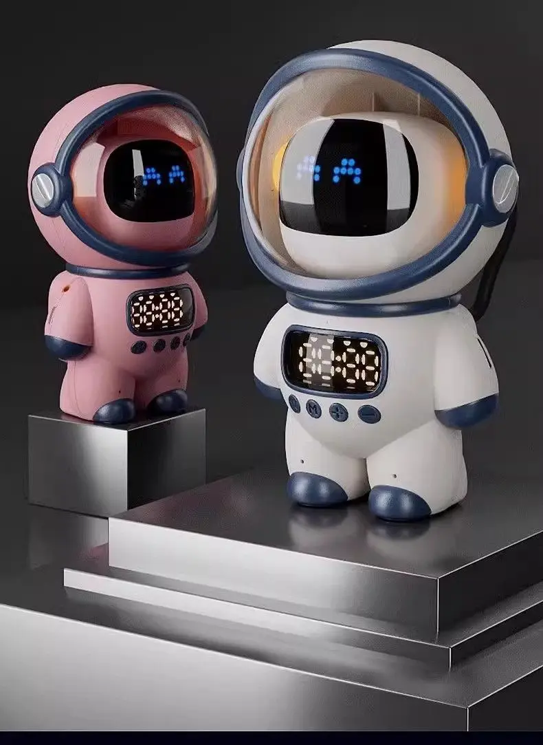 Smart Voice Robot Speaker with Alarm Clock and Night Light Smart Voice Robot Speaker with Alarm Clock and Night Light - Image 4