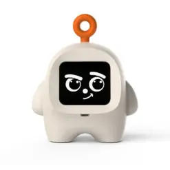 Portable Smart Voice Companion Robot with Digital Clock Display