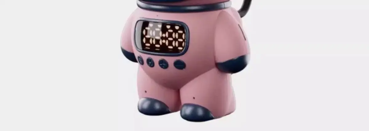 Smart Voice Robot Speaker with Alarm Clock and Night Light Smart Voice Robot Speaker with Alarm Clock and Night Light - Image 3