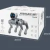 Remote Control Mechanical Robot Dog Toy with Stunt Wheels