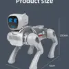 Remote Control Mechanical Robot Dog Toy with Stunt Wheels