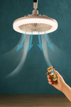 Ceiling Fan with Light & Remote Control