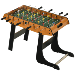 Folding Football Gaming Table – Mini Foosball Soccer Table for Family & Kids