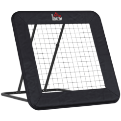 Football Training Net Training Rebounder Net w/ Adjustable Angles - Black