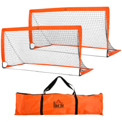 6ft x 3ft Folding Football Goal with All-Weather Net & Carry Bag
