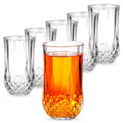 Alternative view of Set of 6 350ml Crystal Tall Glasses