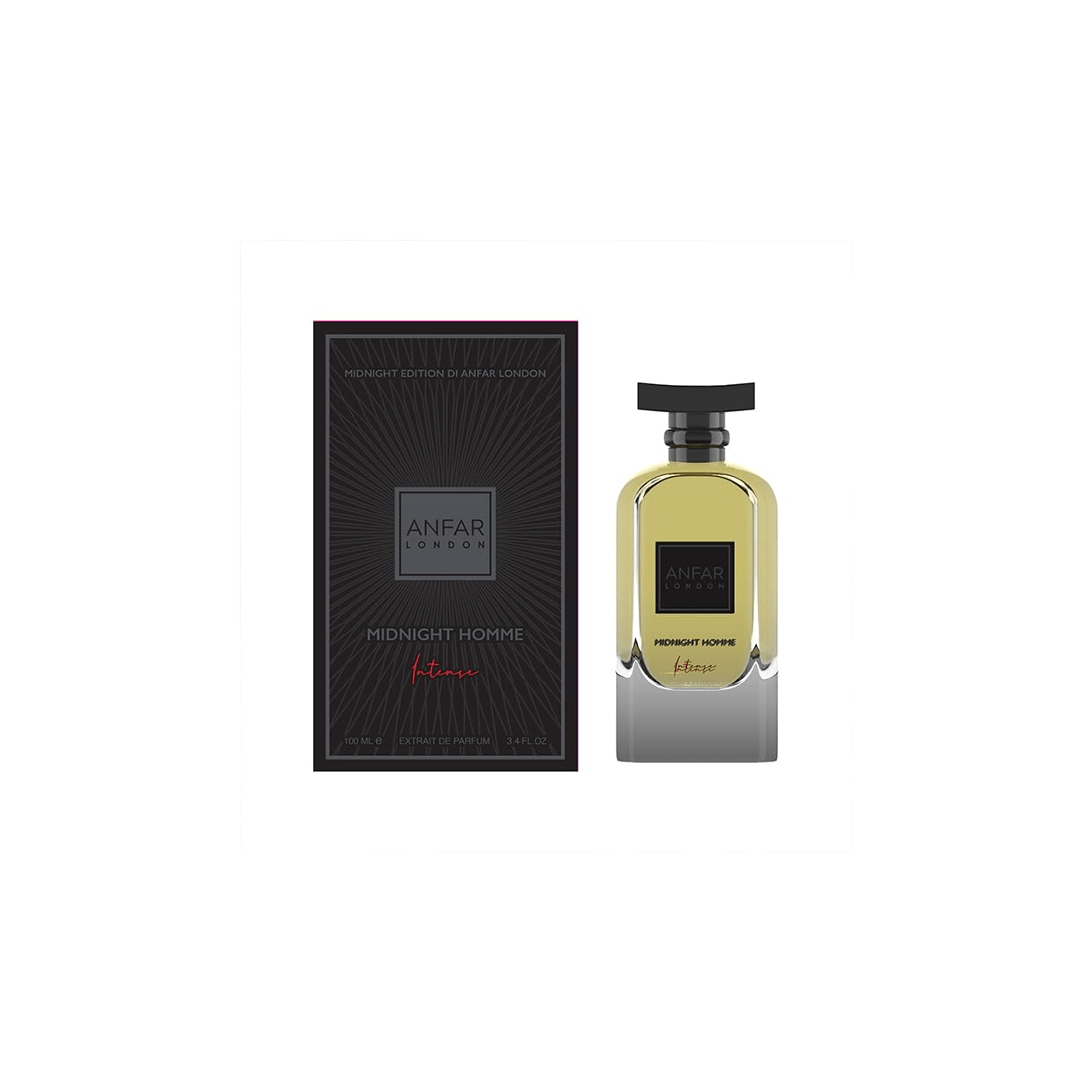 Anfar London Midnight Homme Intense for Men Extrait de Parfum 100ml Anfar London Midnight Homme Intense for Men Extrait de Parfum 100ml