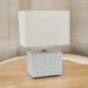 20CM TABLE LAMP AND SHADE - Image 3