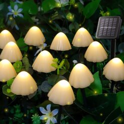 Alternative view of 10 Piece Solar Mushroom Lights