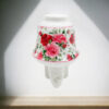 8 Inch Floral LED Nightlight – Red and Pink Traditional Design - Image 2
