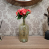 11" Glass Glass Decorative Vase – Recycled Green - Image 5