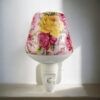 8 Inch Floral LED Nightlight – Yellow and Pink Rose