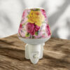 8 Inch Floral LED Nightlight – Yellow and Pink Rose - Image 5