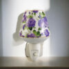 8 INCH FLORAL LED NIGHTLIGHT PURPLE FLOWERS - Image 4