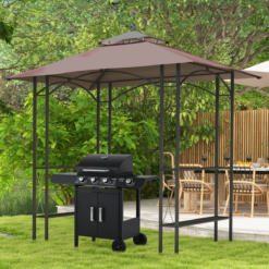 Alternative view of 2.5x1.5m BBQ Tent Canopy Patio Outdoor Awning Gazebo Party Sun Shelter
