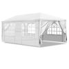 10'x20' Outdoor Party Tent with 6 Removable Sidewalls, Waterproof Canopy Patio Wedding Gazebo, White - Image 2
