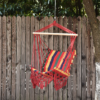Hammock Chair Swing Colourful Striped Seat Porch Indoor Outdoor Hanging Beach Hammock Chair Swing Colourful Striped Seat Porch Indoor Outdoor Hanging Beach - Image 2