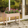 Raised Wood Garden Bed Planter Raised Wood Garden Bed Planter - Image 2