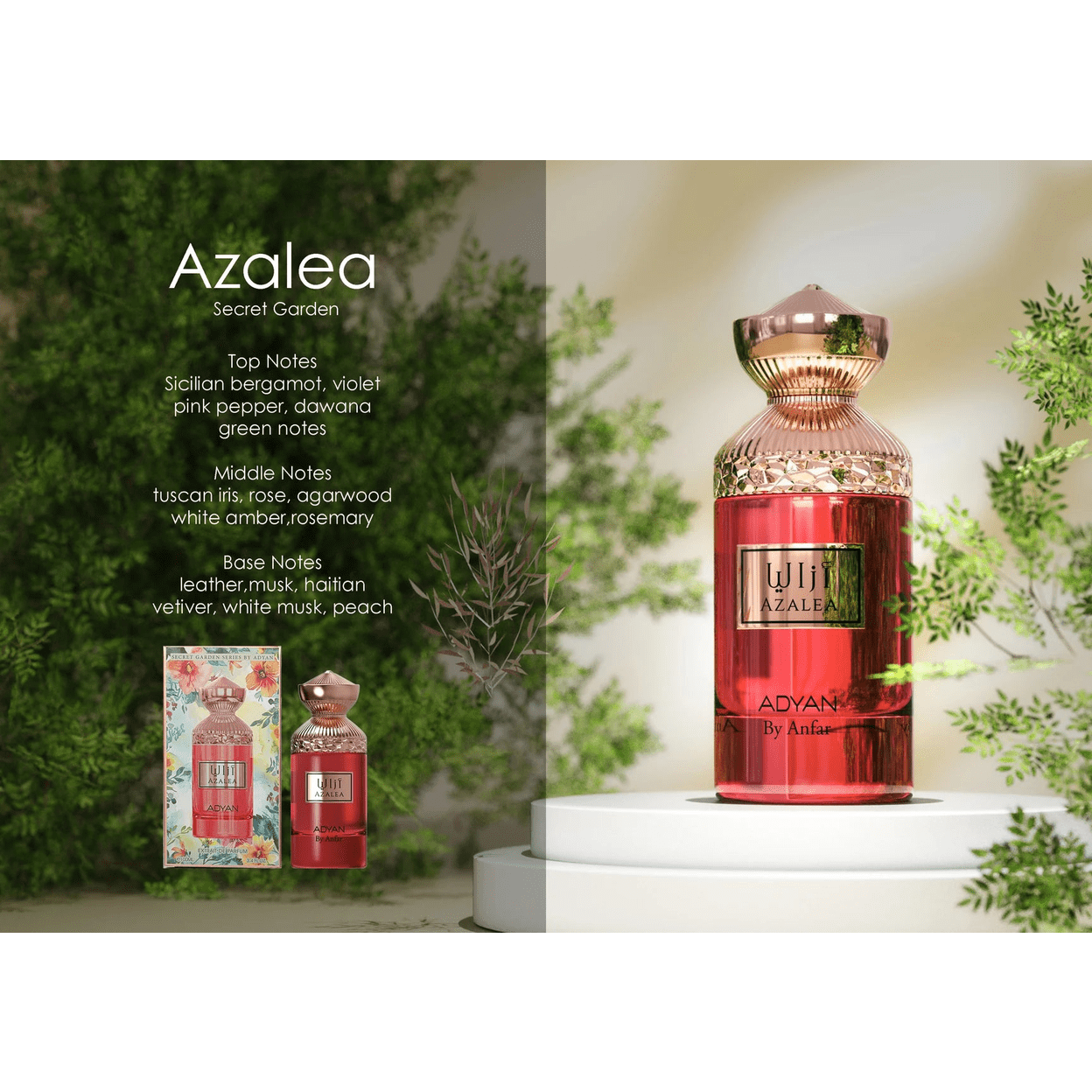 Adyan Azalea: Secret Garden Extrait de Parfum 100ml Adyan Azalea: Secret Garden Extrait de Parfum 100ml - Image 2