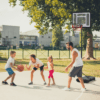 1.55-2.1m Basketball Hoop and Stand with Fillable Base and Wheels, Black