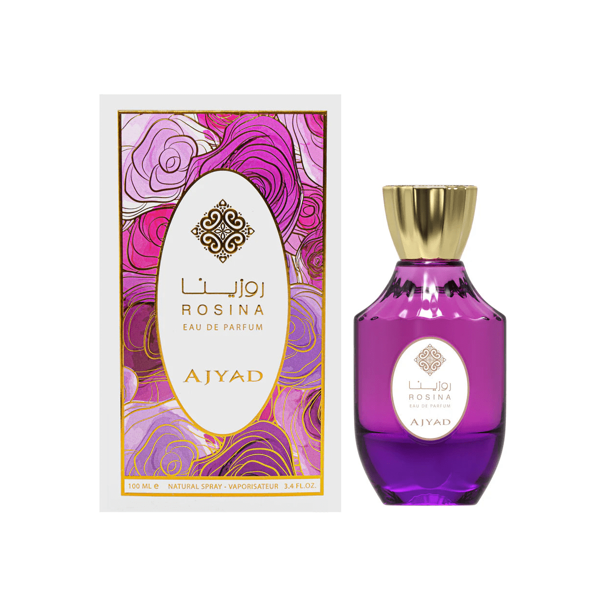 Ajyad Rosina Eau de Parfum 100ml Ajyad Rosina Eau de Parfum 100ml - Image 2