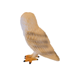 Alternative view of Barn Owl Toy – Realistic Nocturnal Bird Figurine