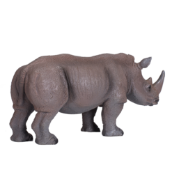 Alternative view of White Rhinoceros Toy – Realistic Wildlife Model