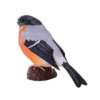 Bullfinch Bird Toy – Realistic Wildlife Figurine - Image 2