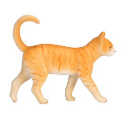 Alternative view of Ginger Tabby Cat Toy – Realistic Pet Figurine