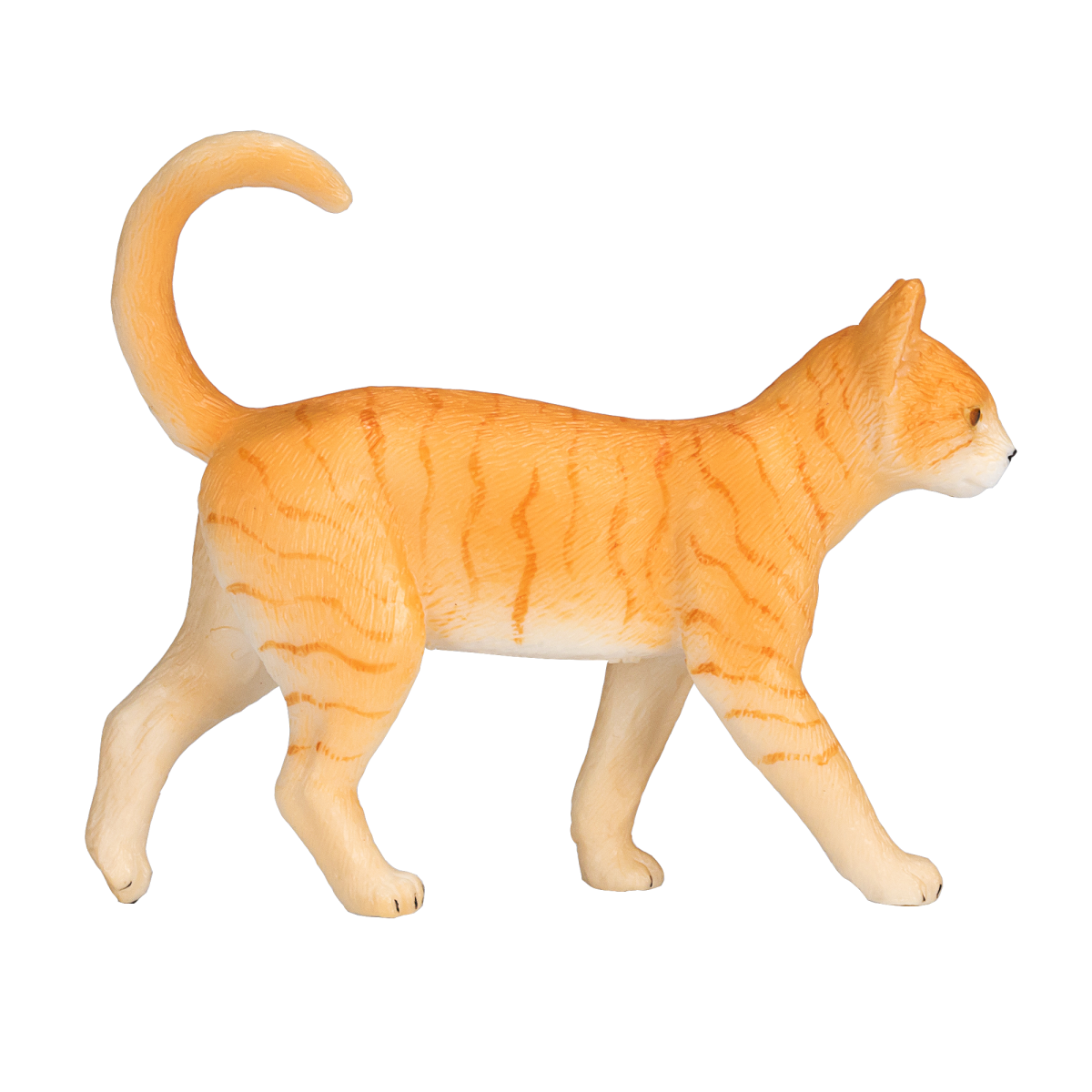 Ginger Tabby Cat Toy – Realistic Pet Figurine Ginger Tabby Cat Toy – Realistic Pet Figurine - Image 2
