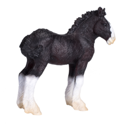 Alternative view of Shire Foal Toy – Realistic Equestrian Figurine