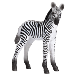 Alternative view of Zebra Foal Toy – Realistic African Wildlife Model