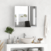 kleankin LED Illuminated Mirror Cabinet Lights, Touch Switch, for Bathroom