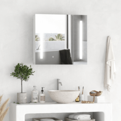 Alternative view of kleankin LED Illuminated Mirror Cabinet Lights, Touch Switch, for Bathroom