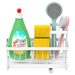 Alternative view of White Sink Sponge Holder