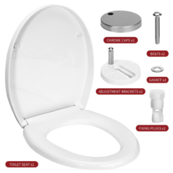 Alternative view of Quick Release Toilet Seat