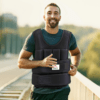 10kg Adjustable Weight Vest for Running and Gym Training, Black